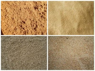 виды песка